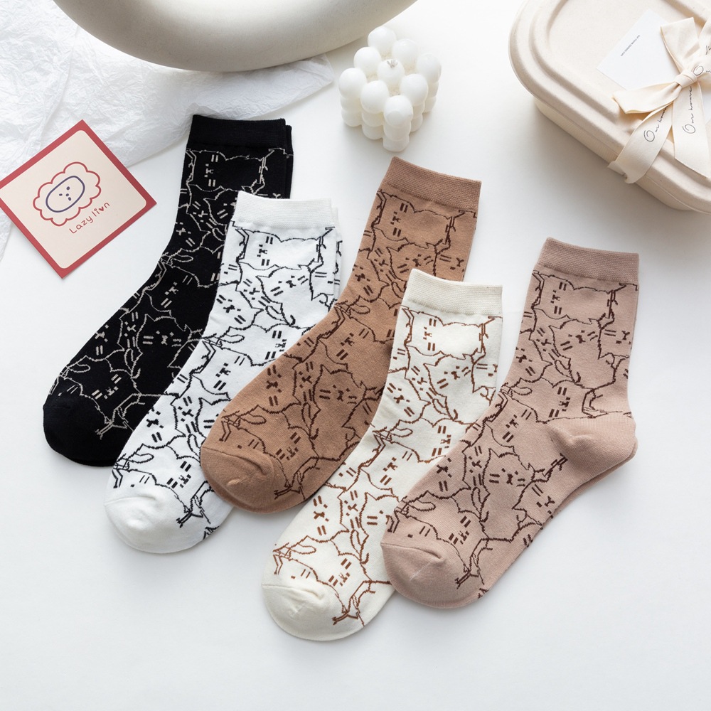 Fashion Street Cat - Produk Baru Kaus Kaki Uniseks Kucing