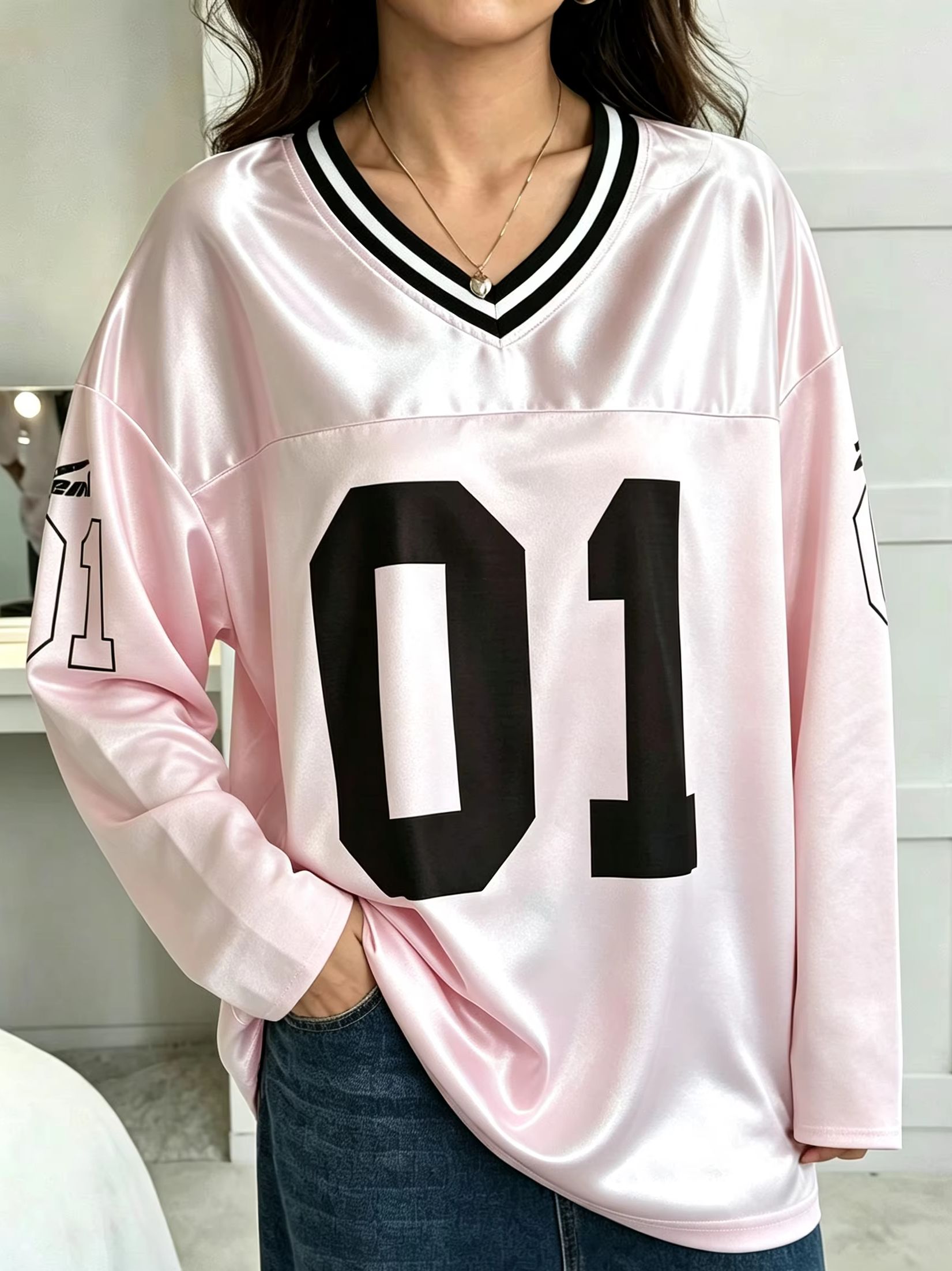 Street Fashion Male - Kaos Lengan Panjang Pria Wanita Vintage