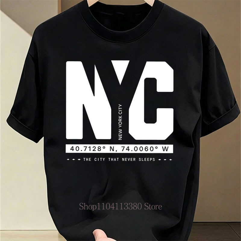 Street Fashion Nyc - Kaus Cetak Grafis Nyc untuk Pria