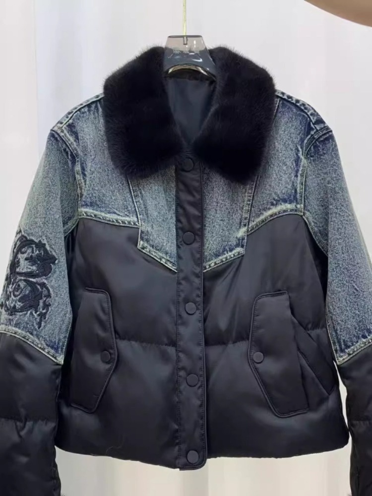 Street Fashion Store - Jaket Pendek Isi Bulu Angsa Musim
