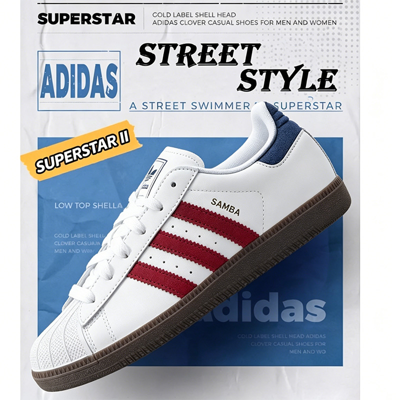 Street Fashion Adidas - Sepatu Adidas Unisex Samba OG Bernapas