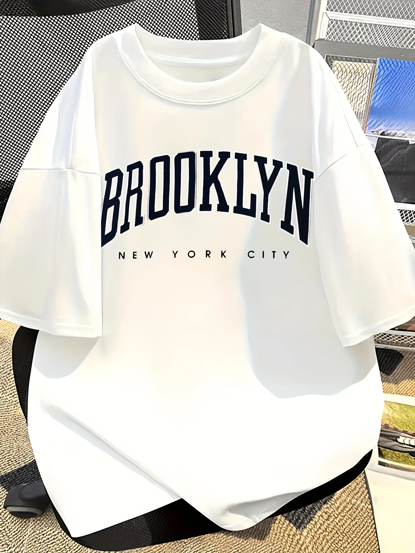 Street Fashion Nyc - Kaos Pria 100% Katun Brooklyn NYC