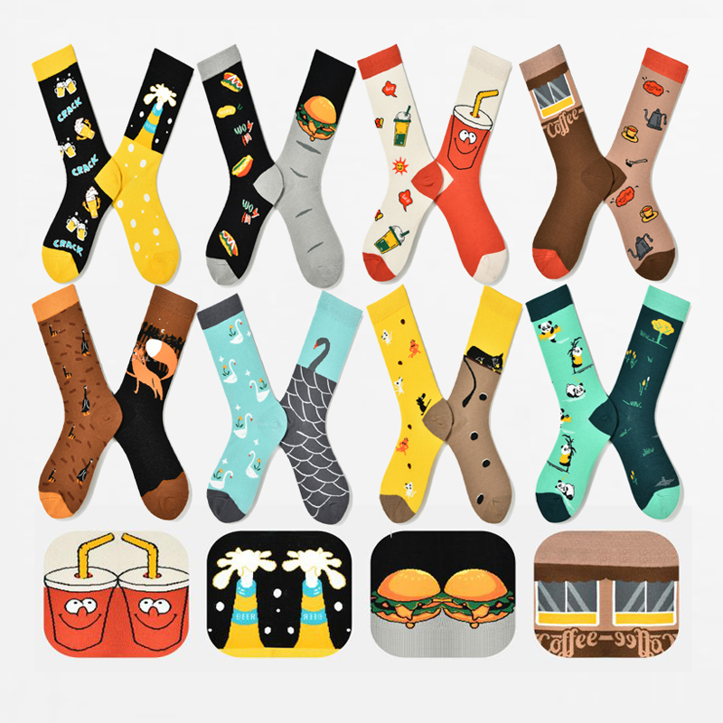 Fashion Street Cat - Kaus kaki modis menyenangkan AB kaus