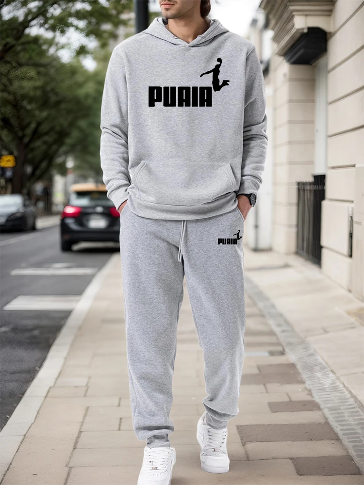 Street Fashion Male - Setelan Pria/Hoodie/Celana 2026 Musim Gugur Musim
