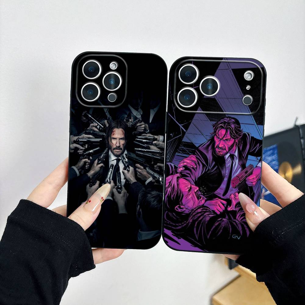 Street Fashion Store - Casing Ponsel Karakter Film J-John W-Wick
