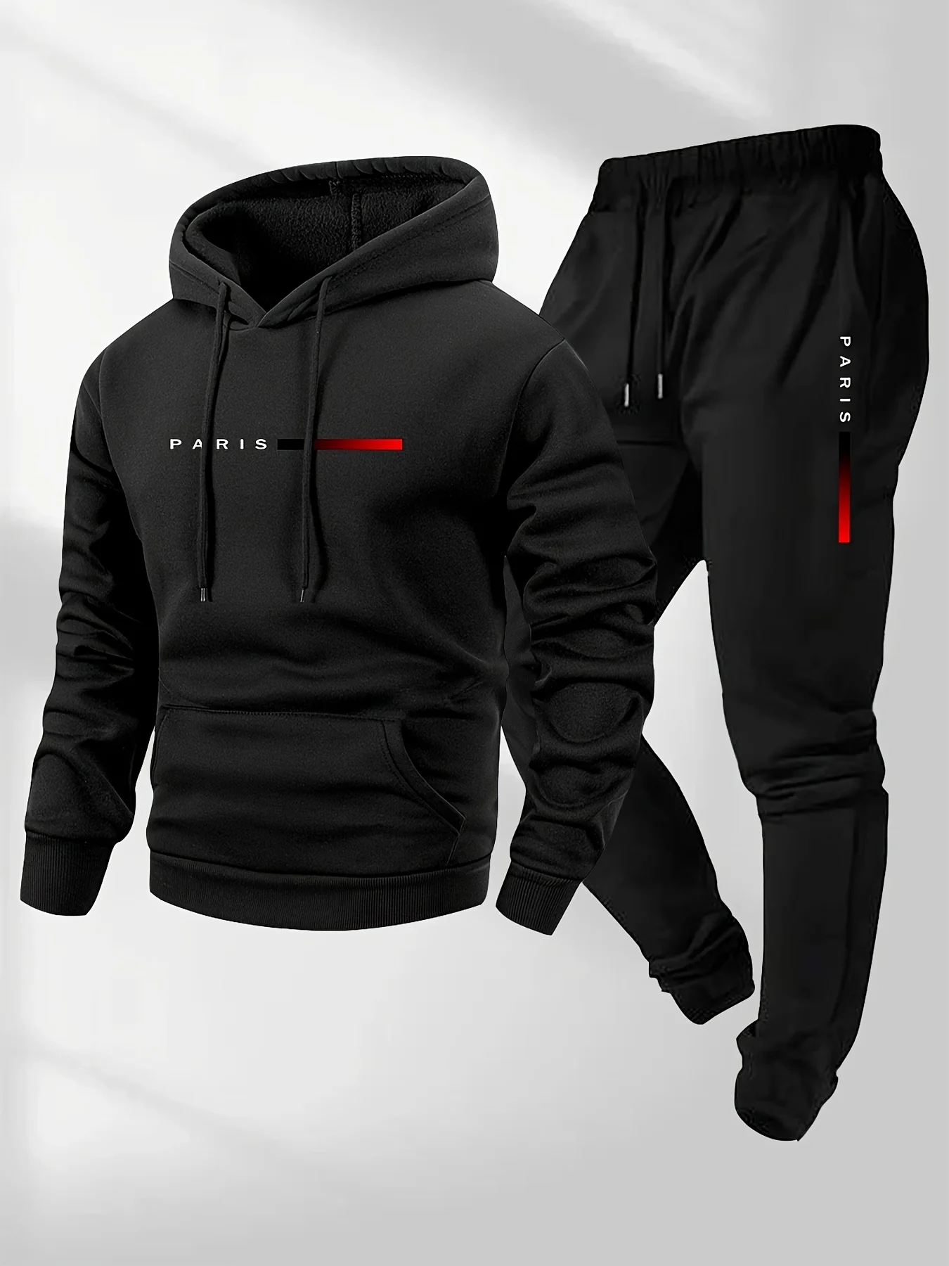 Street Fashion Male - Set Pakaian Olahraga Pria Motif Huruf