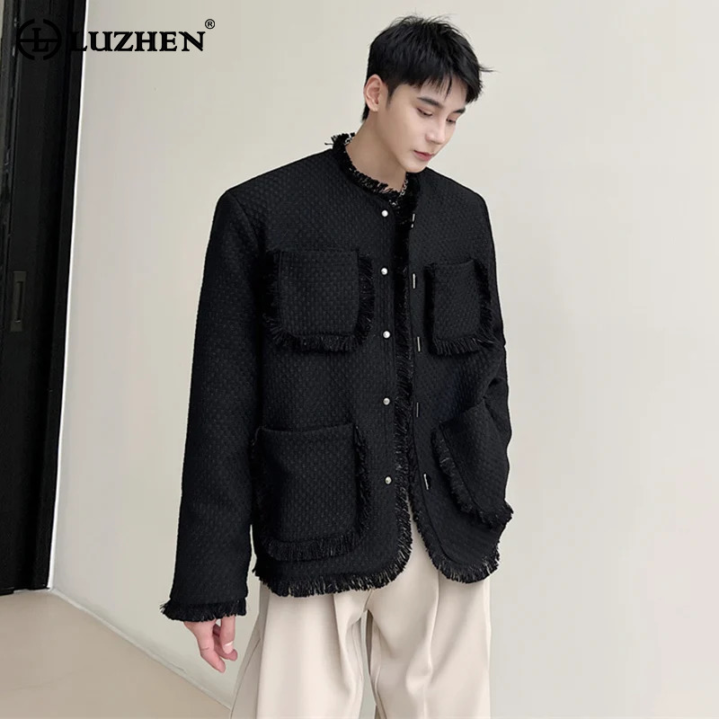 Street Fashion Reviews - LUZHEN Jaket Jalanan Desain Burr Elegan