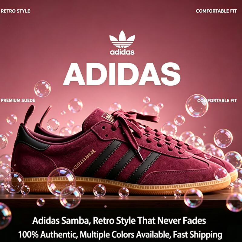 Street Fashion Adidas - Sepatu Adidas Samba Trefoil Unisex Low