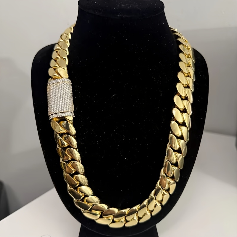 Rantai Kuba Miami Hip Hop Pria - Street Fashion Blog ulasan dan harga
