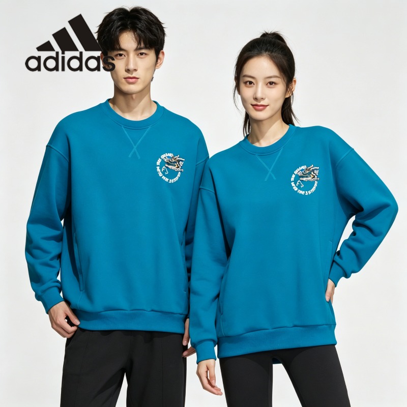 Adidas Big Chest Graphic Hoodi - Street Fashion Adidas ulasan dan harga