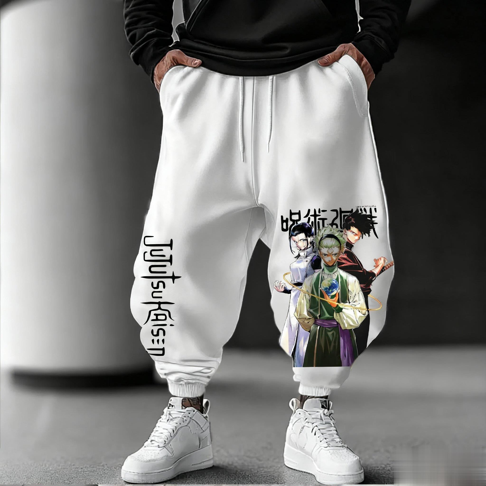 Celana Jogging Pria Jujutsu Ka - Street Fashion In Japan ulasan dan harga
