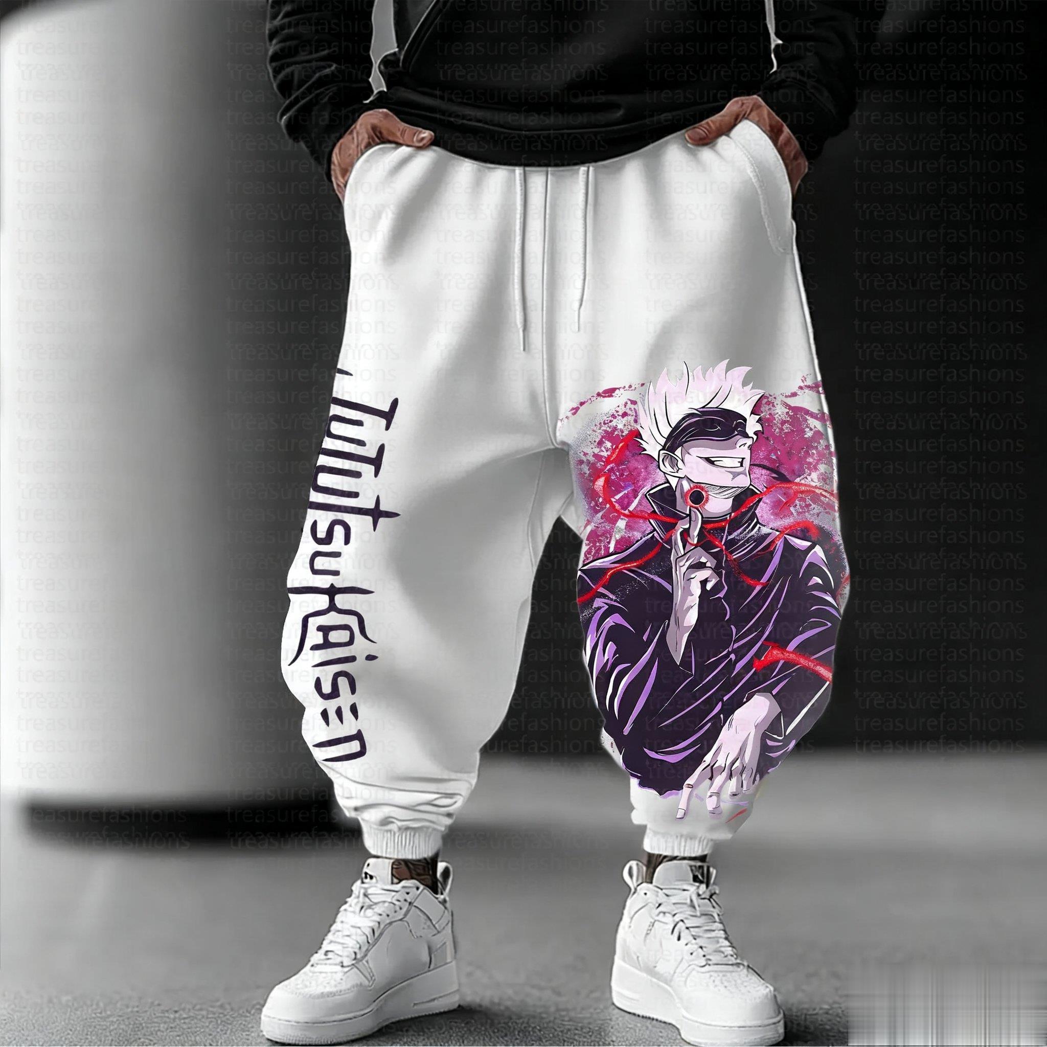 Celana Jogging Pria Jujutsu Ka - Street Fashion In Japan ulasan dan harga