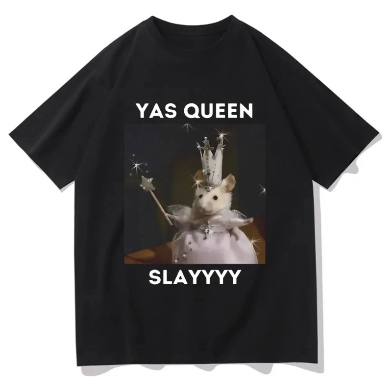 Kaos Hamster Sedih Lucu Yas Qu - Queen Street Fashion ulasan dan harga