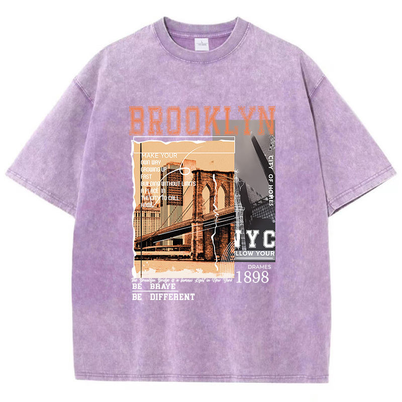 Brooklyn kaus Wanita lengan pe - Street Fashion Nyc ulasan dan harga