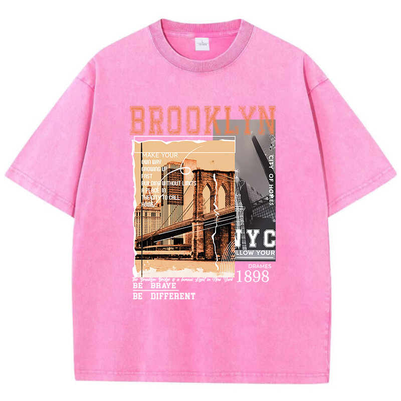 Brooklyn kaus Wanita lengan pe - Street Fashion Nyc ulasan dan harga