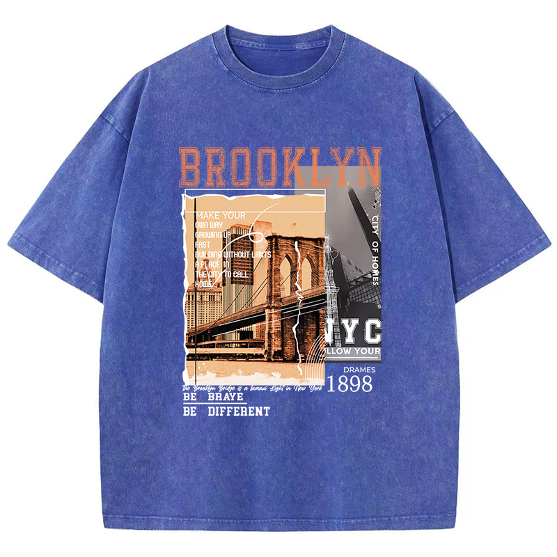 Brooklyn kaus Wanita lengan pe - Street Fashion Nyc ulasan dan harga