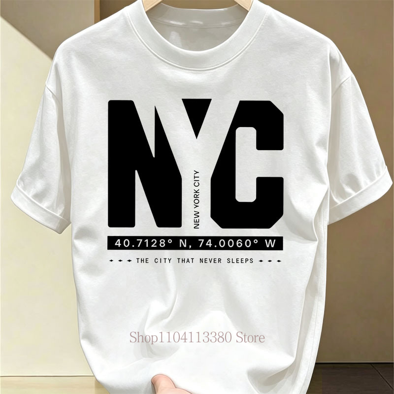 Kaus Cetak Grafis Nyc untuk Pr - Street Fashion Nyc ulasan dan harga