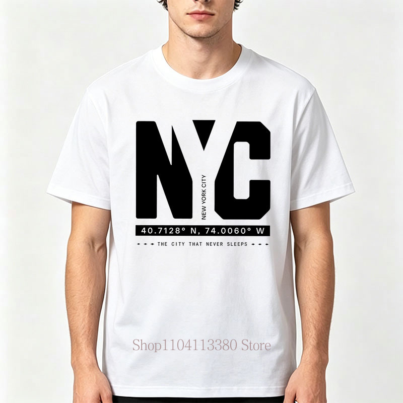 Kaus Cetak Grafis Nyc untuk Pr - Street Fashion Nyc ulasan dan harga