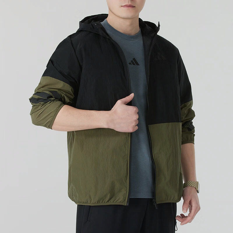 adidas Washed Hood Wind Jacket - Street Fashion Adidas ulasan dan harga