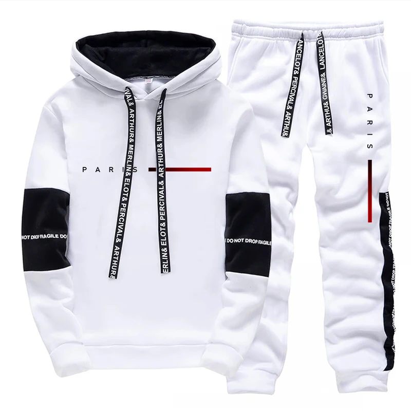 Set Hoodie Fashion Paris Stree - Street Fashion Male ulasan dan harga