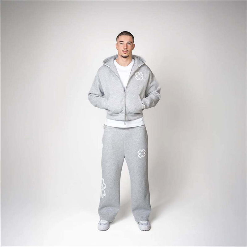 Setelan Hoodie Zip Up Oversize - Street Fashion Male ulasan dan harga