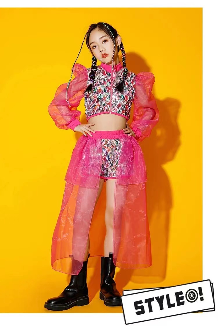 Kostum Tari Jazz Anak Perempua - Street Fashion Online ulasan dan harga