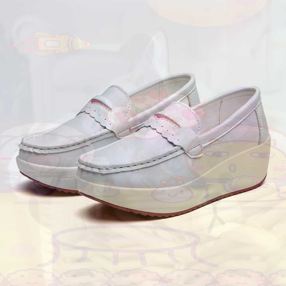 Plataform Sepatu Kets Merah Mu - Street Fashion In Vietnam ulasan dan harga