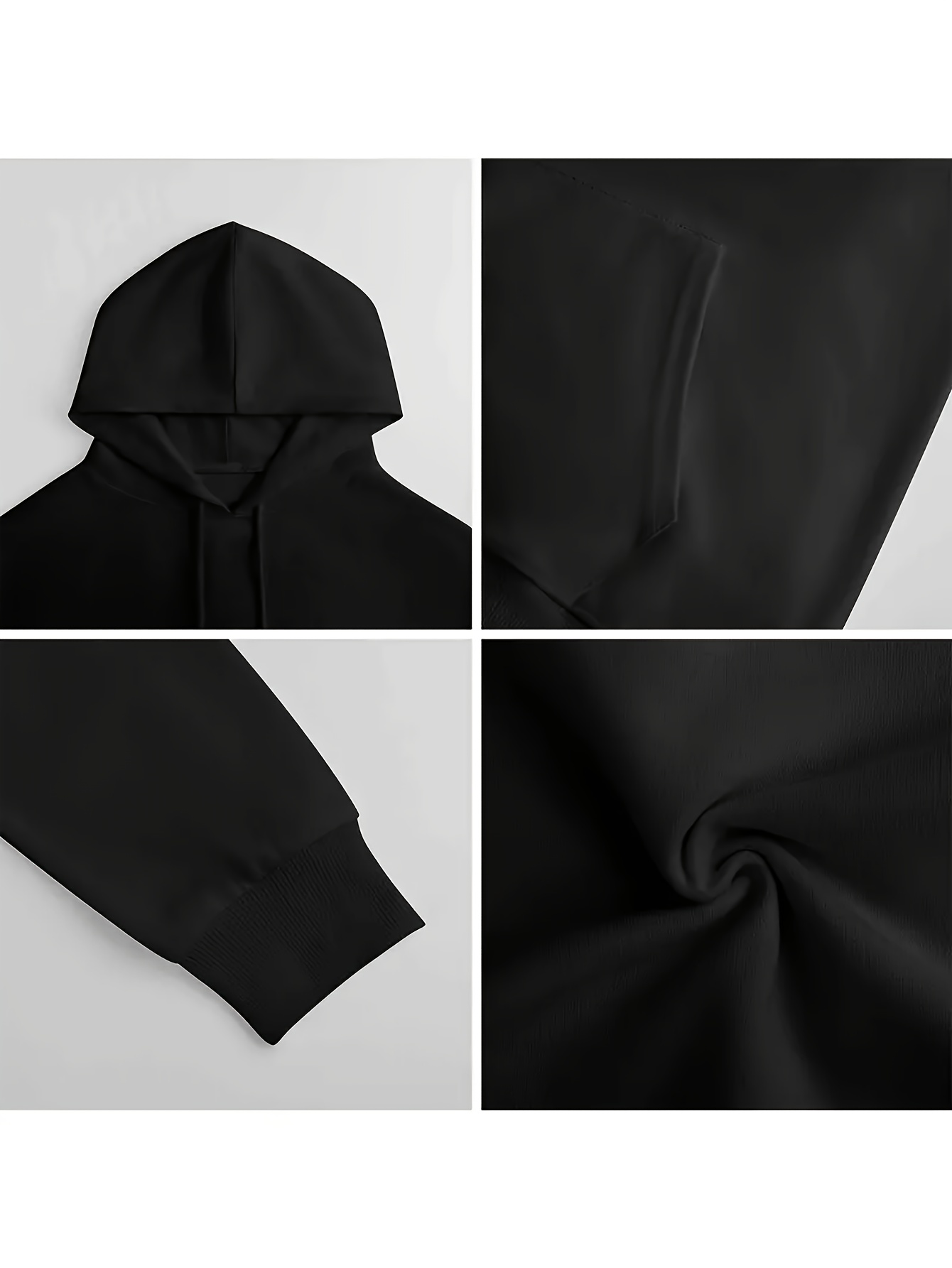 Hoodie Hitam Pria dengan Tema  - Street Fashion Now ulasan dan harga