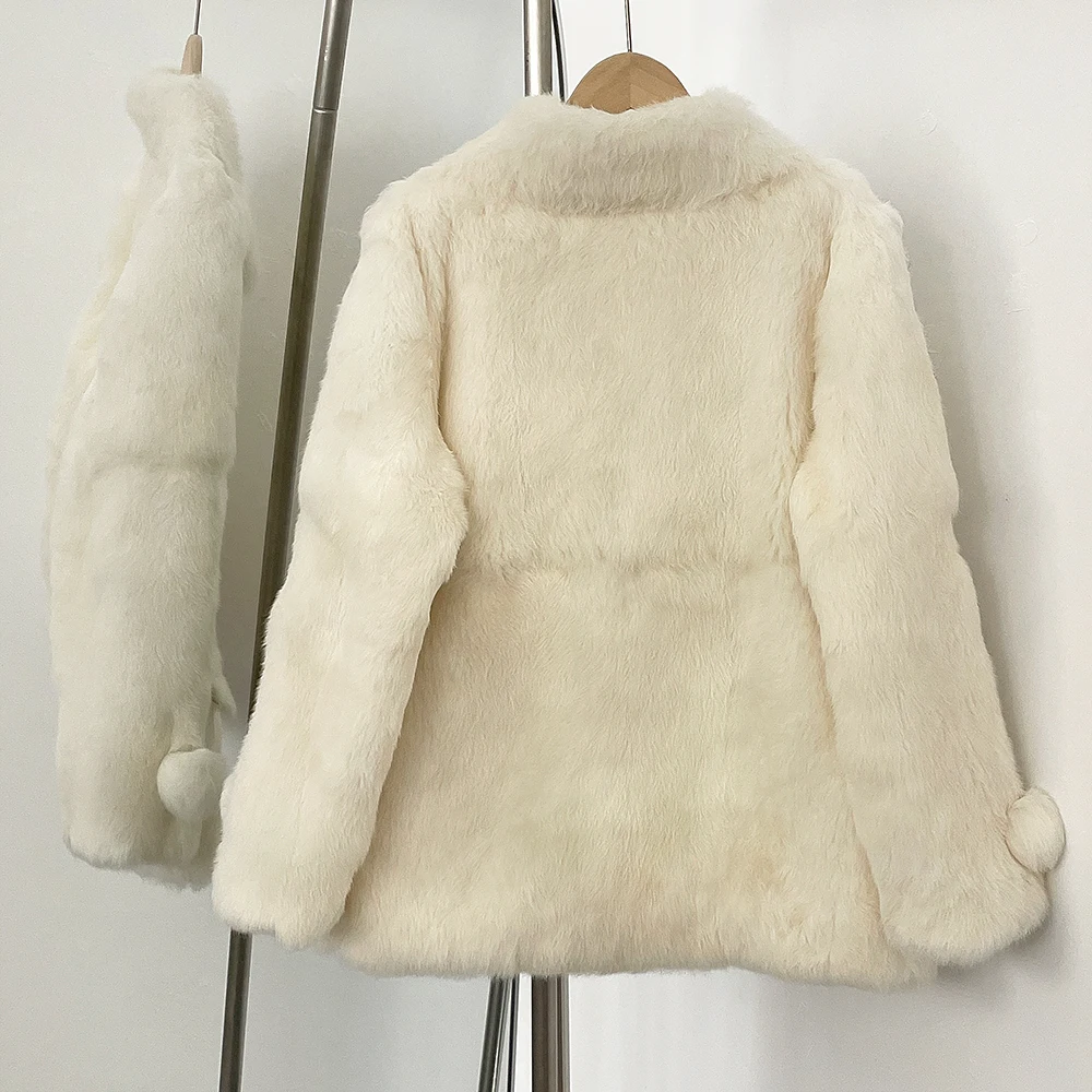 2025 Jaket Bulu Asli Wanita Pa - Street Fashion Store ulasan dan harga