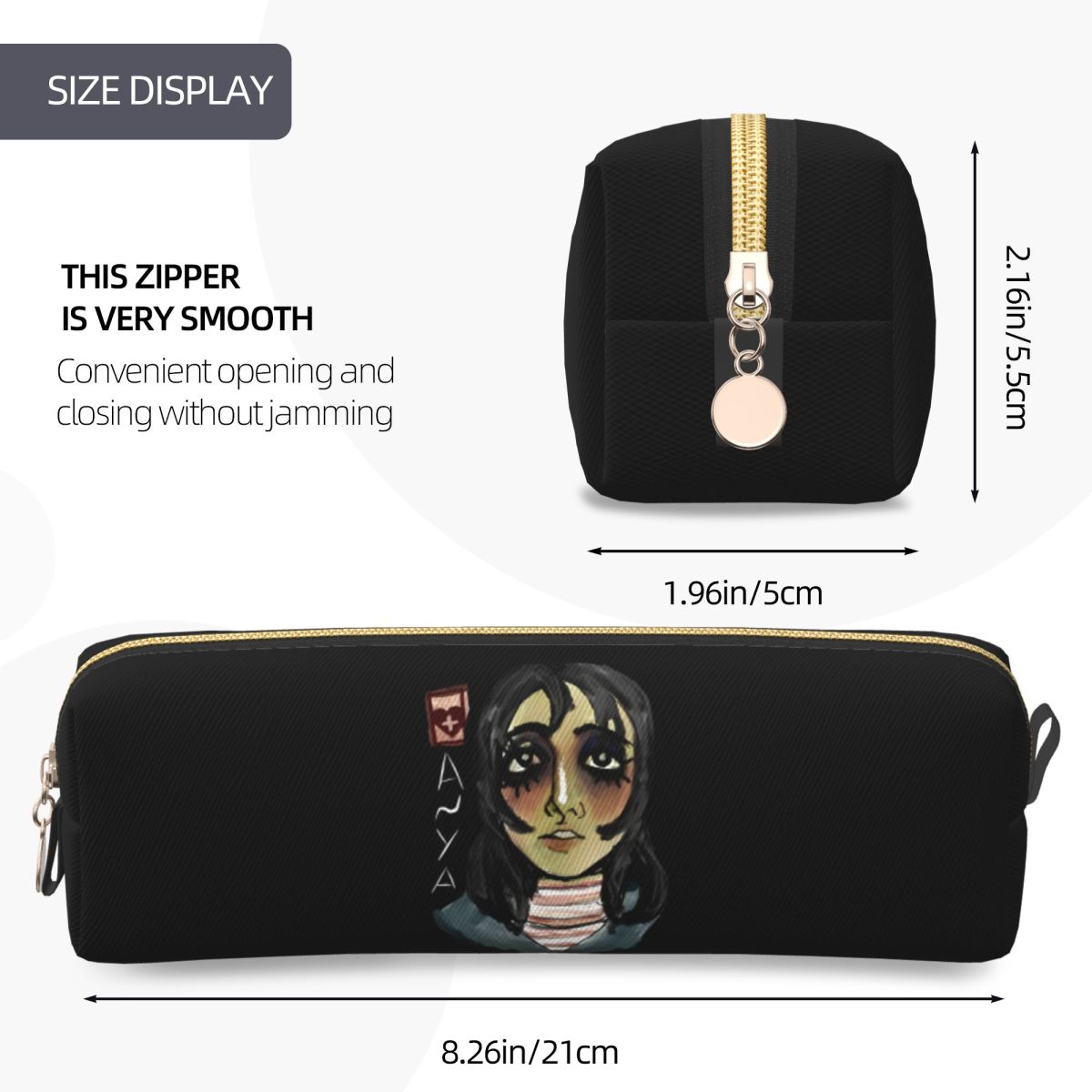 Tempat Pensil Anyas Motif Perm - Street Fashion Blog ulasan dan harga