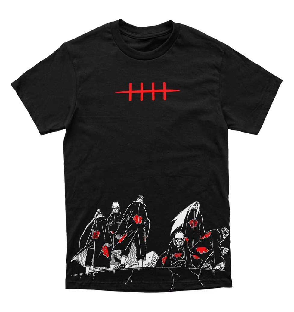 Kaus Grafis Manga Naruto Pain  - Street Fashion Blog ulasan dan harga