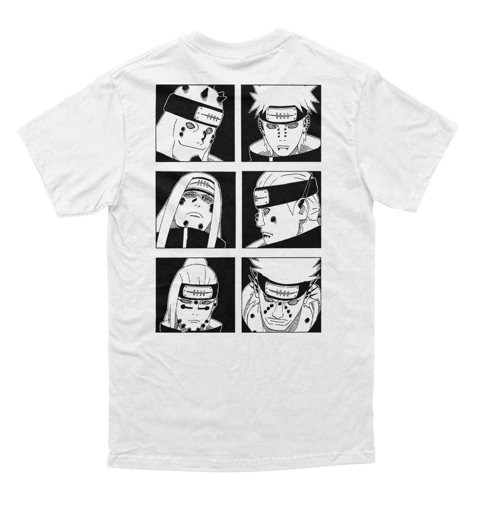 Kaus Grafis Manga Naruto Pain  - Street Fashion Blog ulasan dan harga