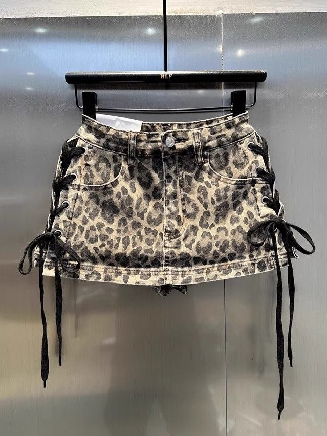 Rok Pinggang Tinggi Motif Leop - Street Fashion Online ulasan dan harga