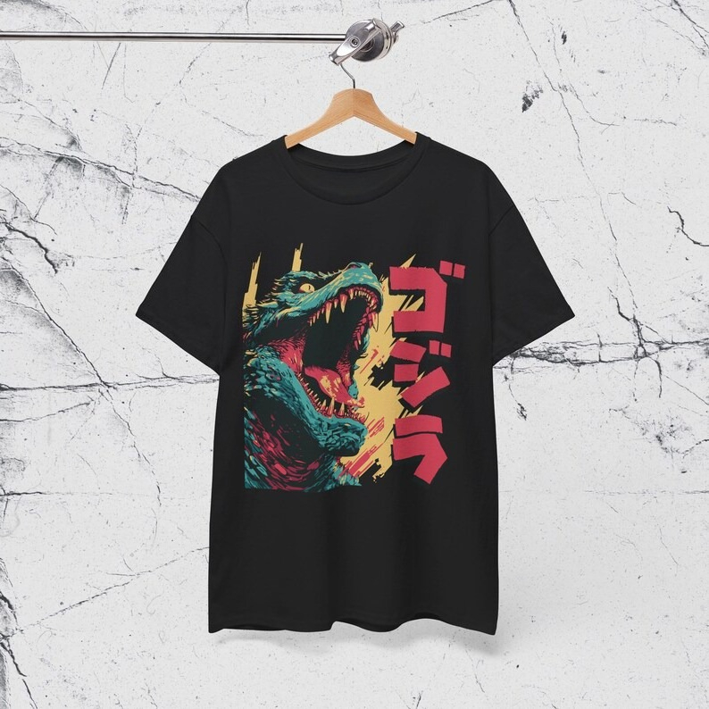 Kaos Grafis Film Kaiju Jepang  - Street Fashion In Japan ulasan dan harga