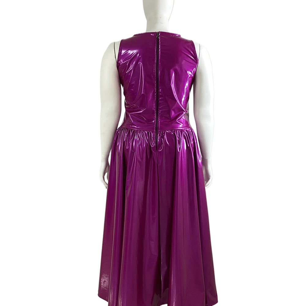 Gaun Tank PVC wanita, gaun pes - Queen Street Fashion ulasan dan harga