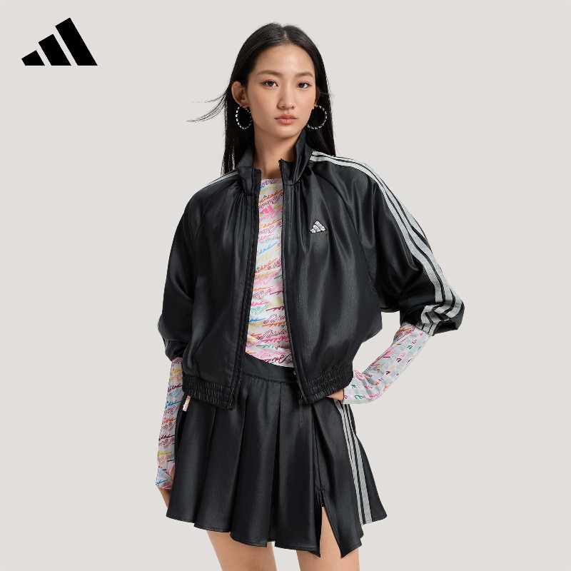 Jaket Zip Asimetris Adidas Wov - Street Fashion Adidas ulasan dan harga