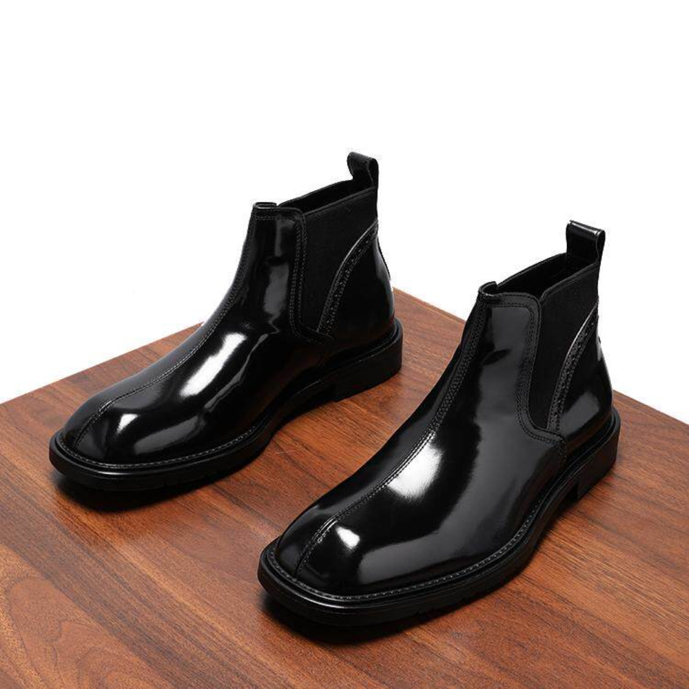 Sepatu Bot Kulit Asli untuk Pr - Street Fashion Online ulasan dan harga