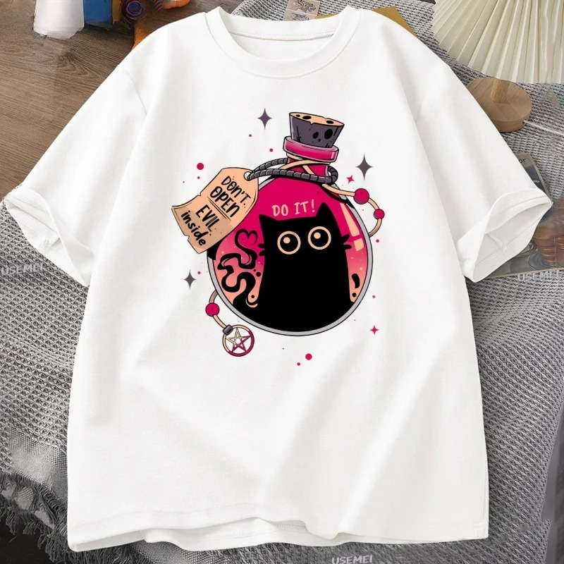 Kaus Kucing Hitam Jahat Di Dal - Fashion Street Cat ulasan dan harga