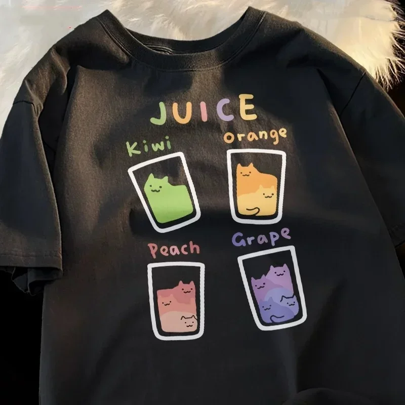 Kaus Wanita Menyenangkan Pola  - Fashion Street Cat ulasan dan harga