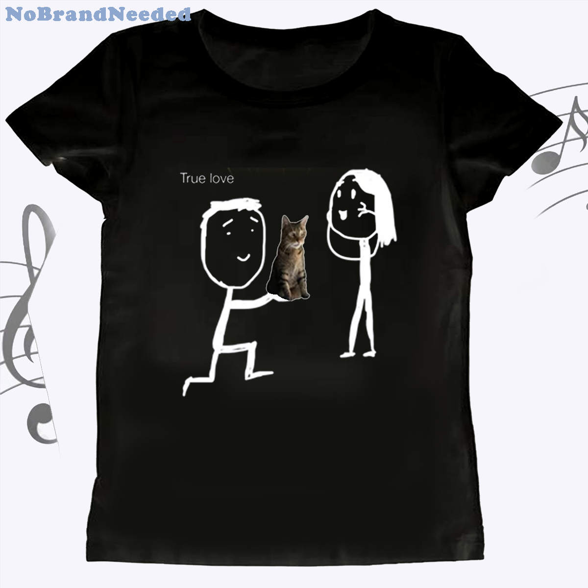 Kaos Cetak Meme Kucing Ture Lo - Fashion Street Cat ulasan dan harga