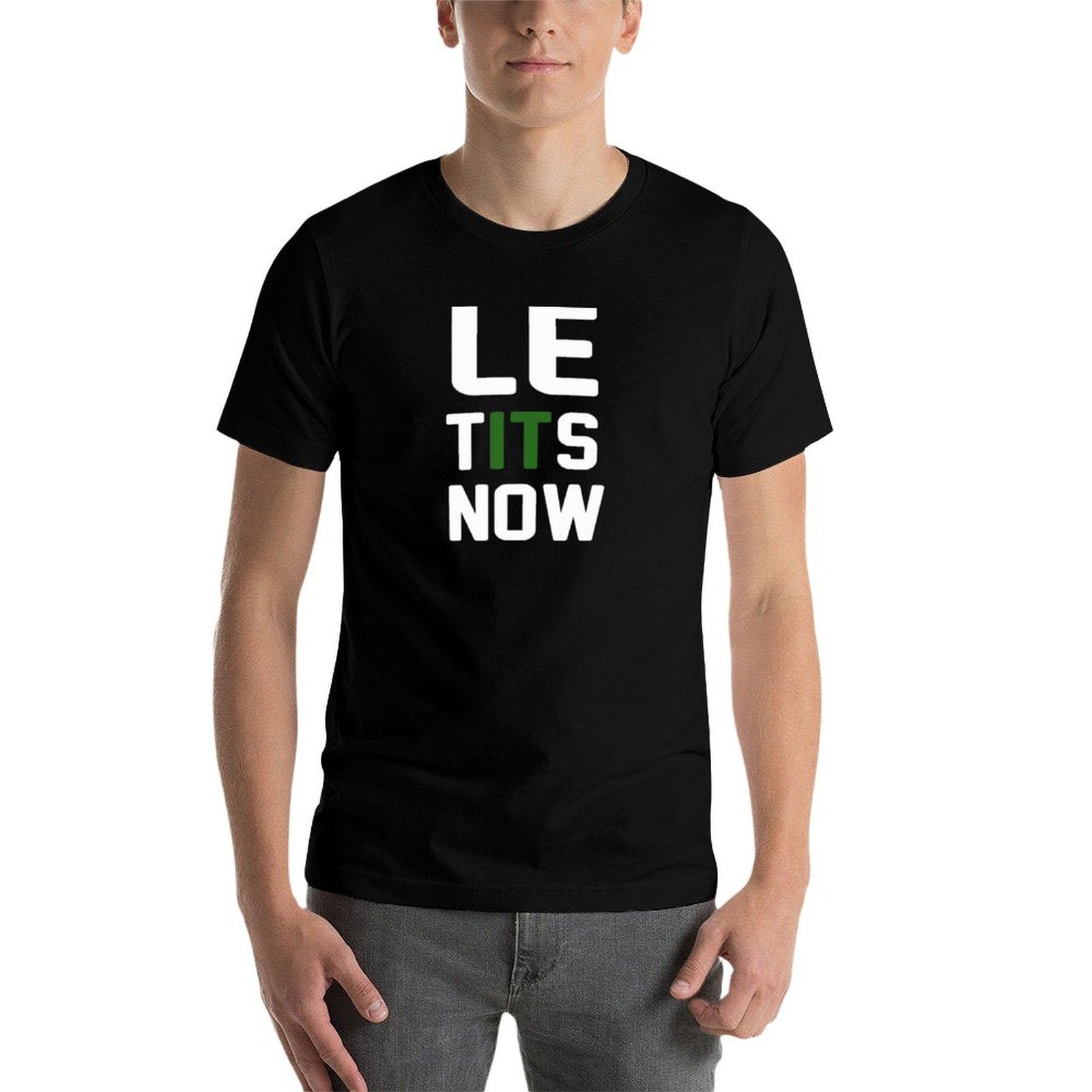 Kaos Le Tits Now, Kaos Kasual  - Street Fashion Now ulasan dan harga