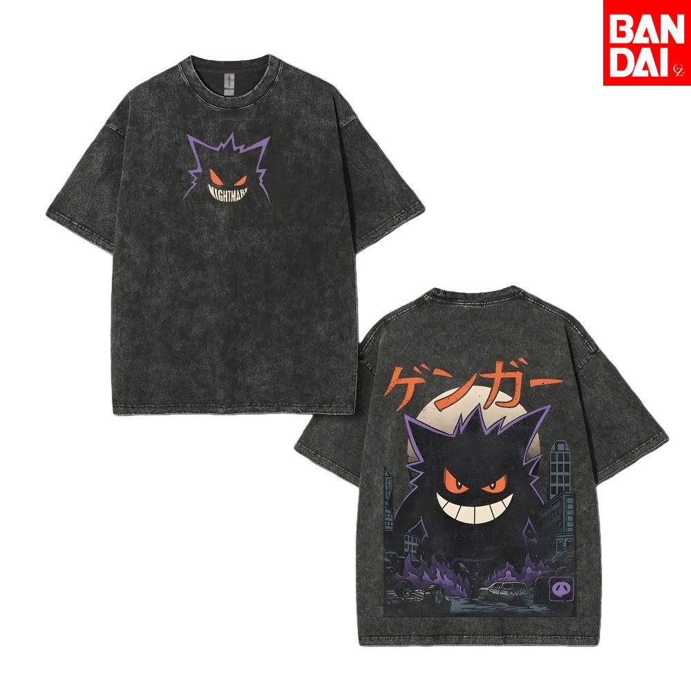 Kaus Pokemon Gastly Haunter Ge - Street Fashion In Japan ulasan dan harga