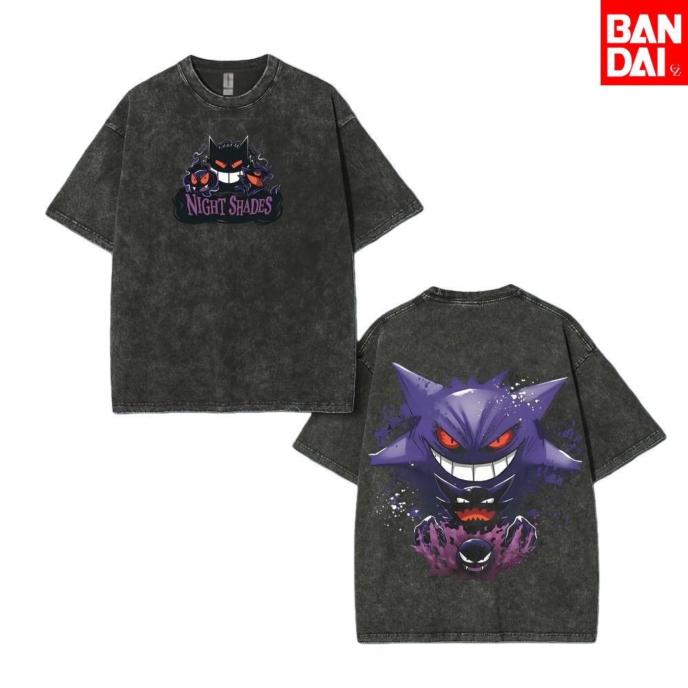 Kaus Pokemon Gastly Haunter Ge - Street Fashion In Japan ulasan dan harga
