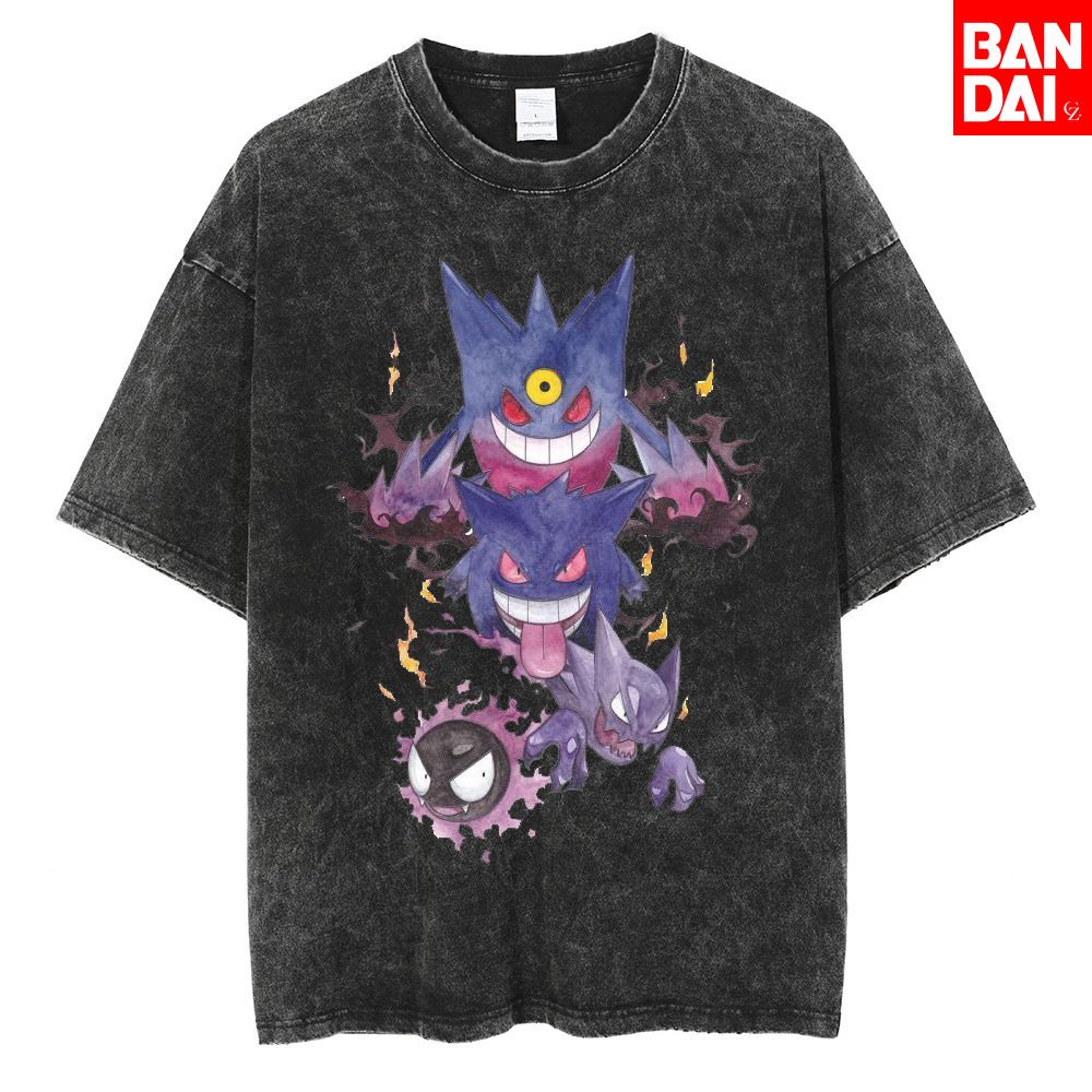 Kaus Pokemon Gastly Haunter Ge - Street Fashion In Japan ulasan dan harga