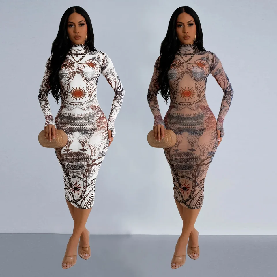 Gaun Midi Maxi Bodycon Lengan  - Italy Fashion Street ulasan dan harga