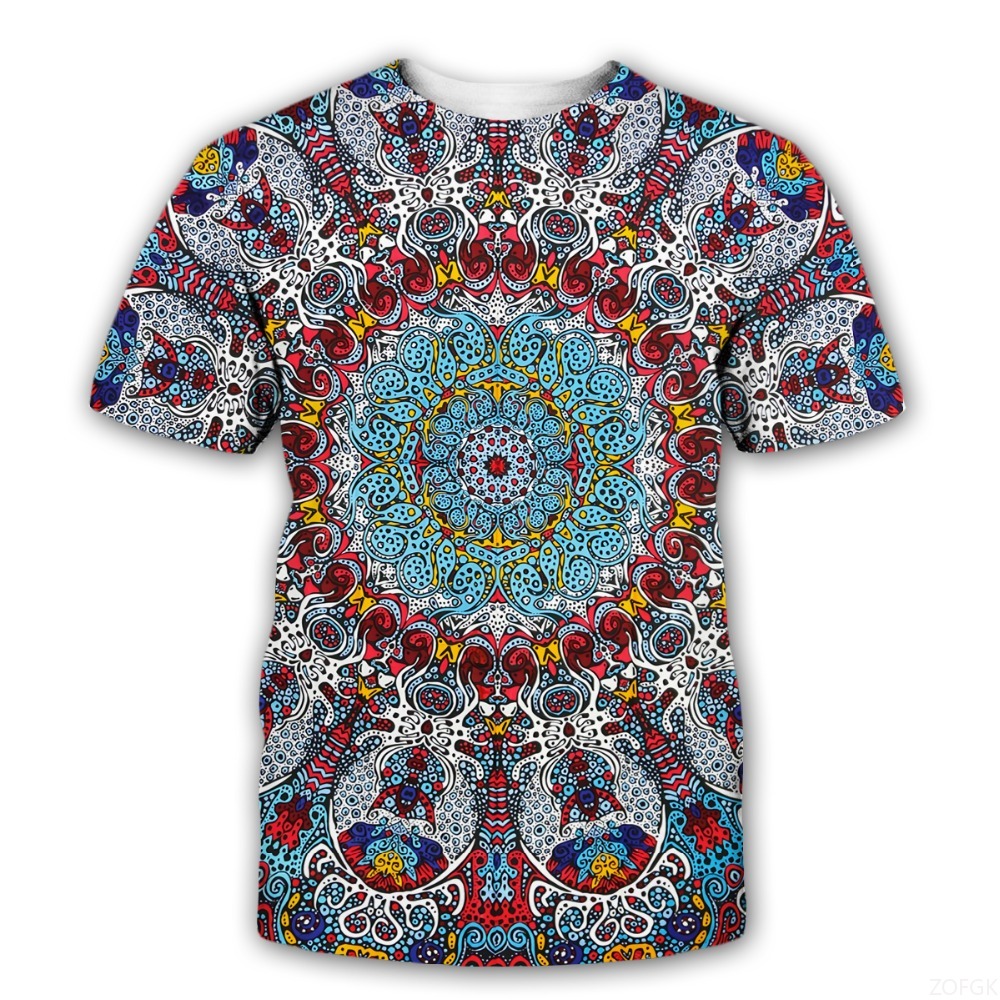 Kaus Gambar Cetak 3D Trippy Si - Street Fashion Kids ulasan dan harga