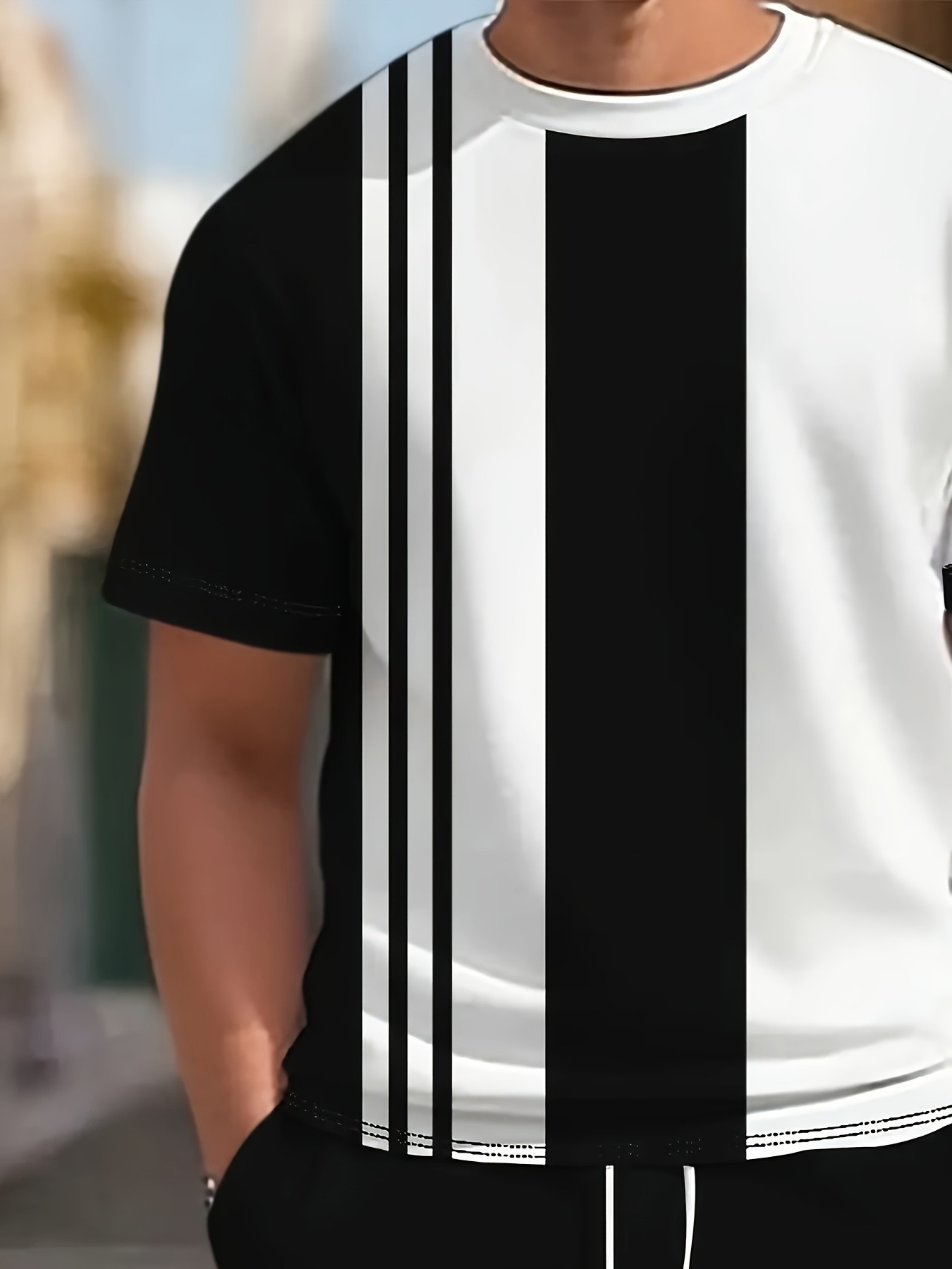 Setelan Celana Panjang Lengan  - Street Fashion Male ulasan dan harga