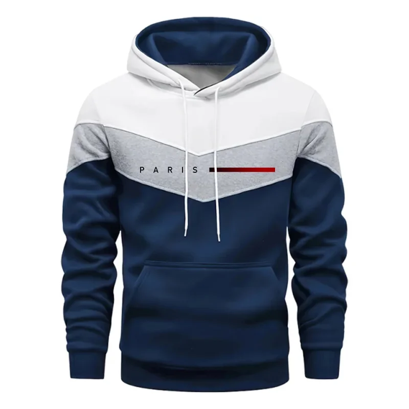 Setelan Hoodie Pria Paris Fash - Street Fashion Male ulasan dan harga