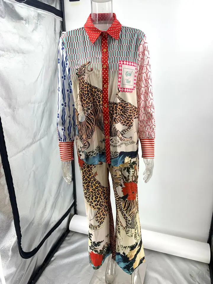 Setelan Wanita Motif Hewan Tre - Italy Fashion Street ulasan dan harga
