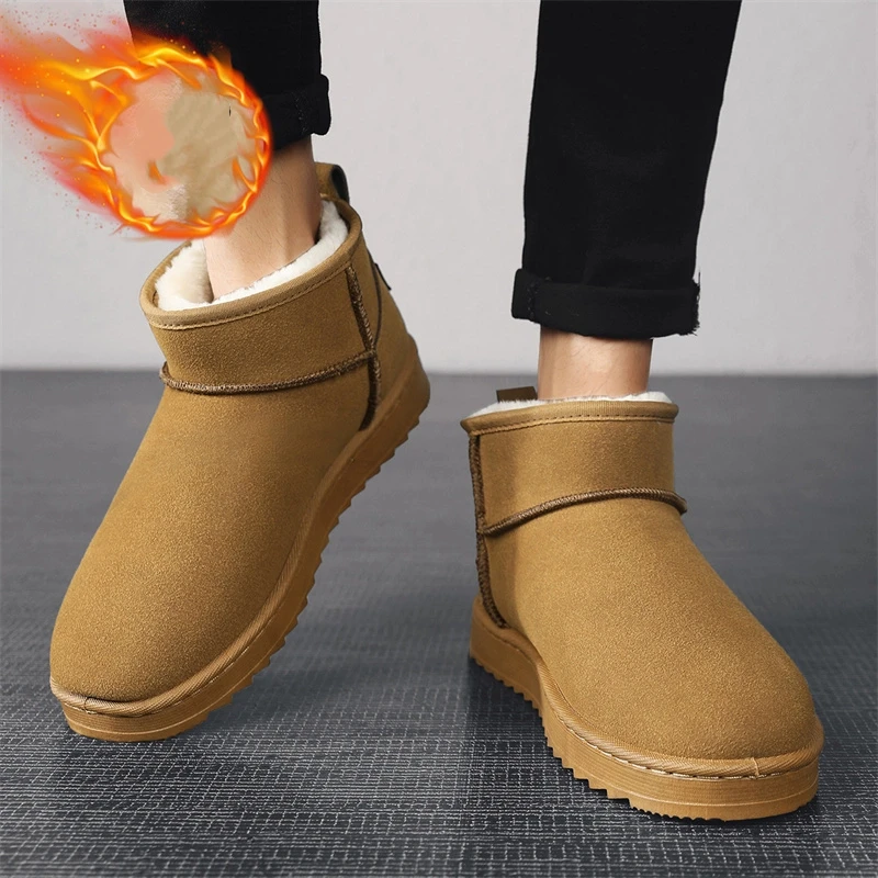 Sepatu Bot Mini Suede Cokelat  - Street Fashion Online ulasan dan harga